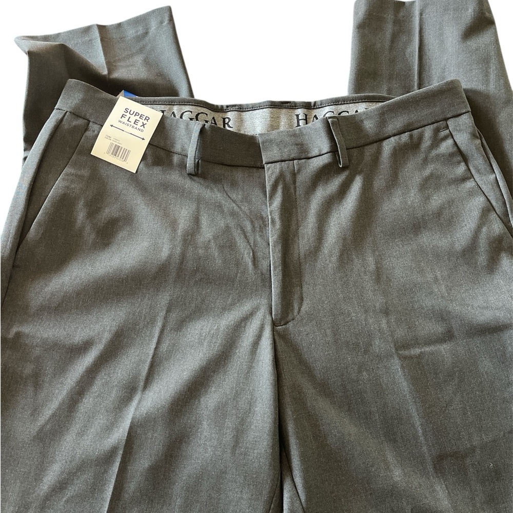 Haggar Gray Dress Pants